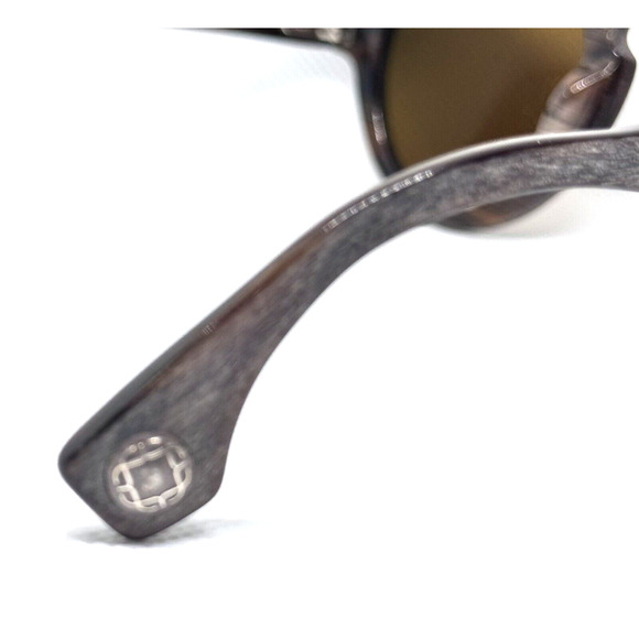 $635 BLAKE KUWAHARA MOCKER BROWN HORN SUN STERLING SILVER SUNGLASSES LIMITED! - Picture 5 of 11